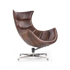 Armchair LUXOR dark brown